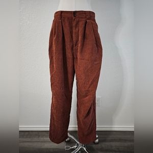 Madewell Corduroy Pants Boatlet Baggy Burnt Orange / Brown / Terracotta